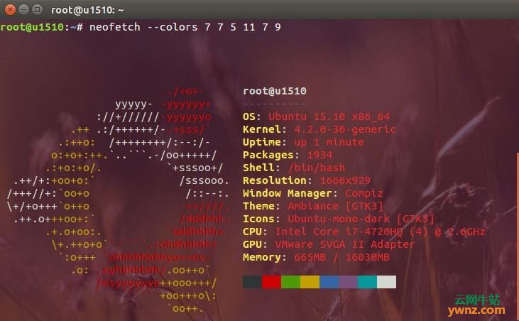 使用Neofetch个性化显示Linux系统信息