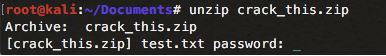 使用fcrackzip破解zip保护密码