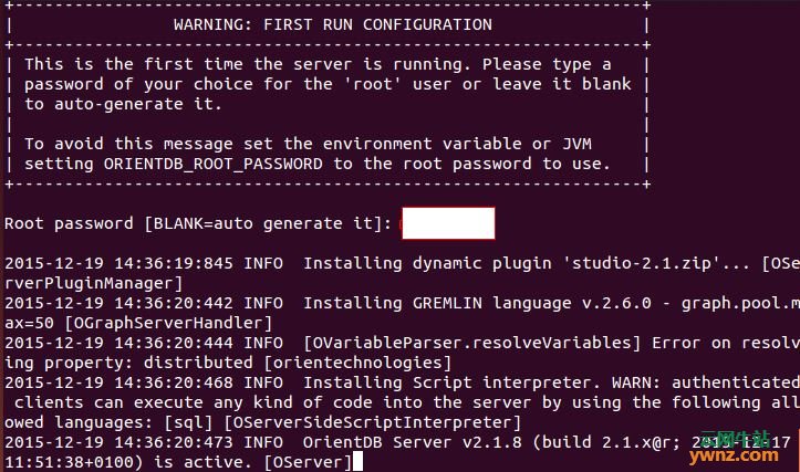 在Ubuntu 14.04上安装配置OrientDB数据库