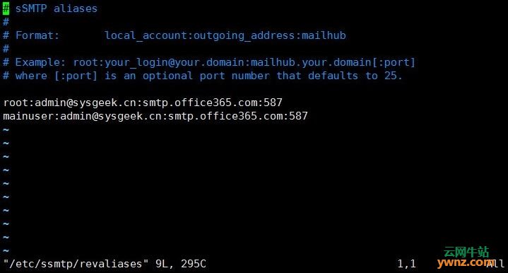 SSMTP—让你的Linux系统从Office 365发送邮件