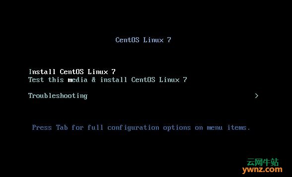 VirtualBox中安装CentOS 7过程记录