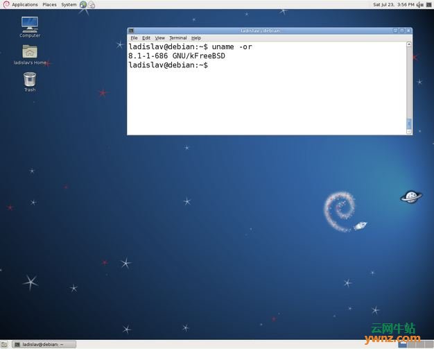 Debian GNU/Linux系统截图