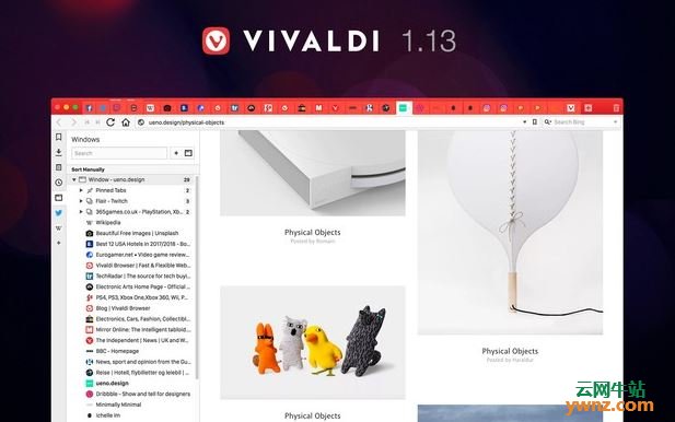 开源网页浏览器Vivaldi 1.13稳定版下载