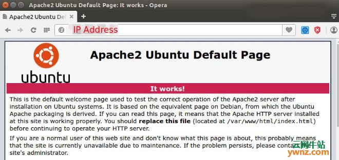 Ubuntu 16.04 LTS搭建Apache,MariaDB PHP7(LAMP)