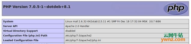 Debian搭建LAMP环境（Apache MariaDB PHP7）