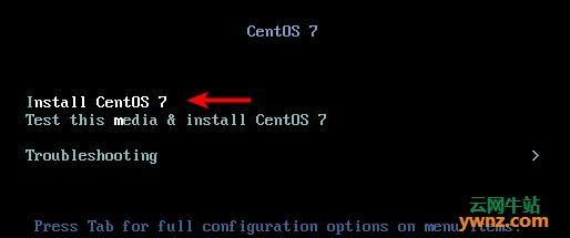 使用anaconda安装CentOS7系统的过程
