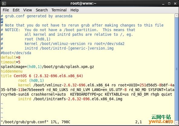 Linux入门记录六:系统启动流程+单用户修改root密码+GRUB加密