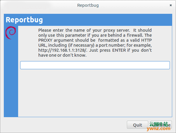 使用Reportbug工具向Debian软件包维护人员提交bug报告