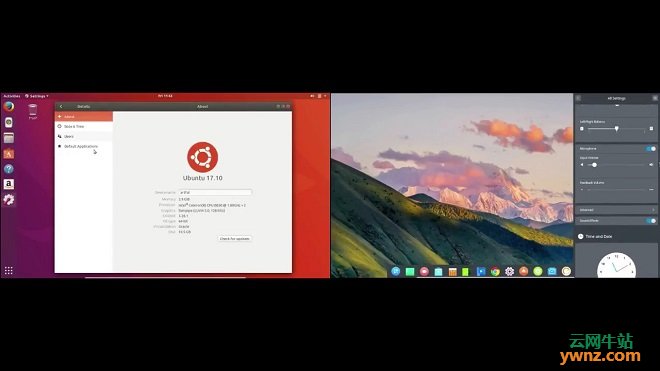 Ubuntu 17.10 vs Deepin 15.5