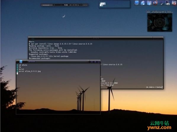 Elive Linux桌面预览