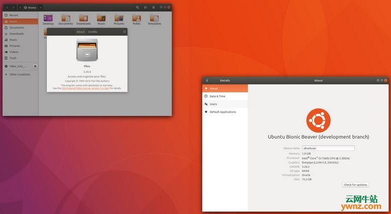 Ubuntu 18.04 LTS为桌面图标将会保留旧版Nautilus资源管理器
