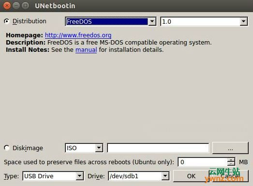 在Linux系统下创建FreeDOS可启动U盘