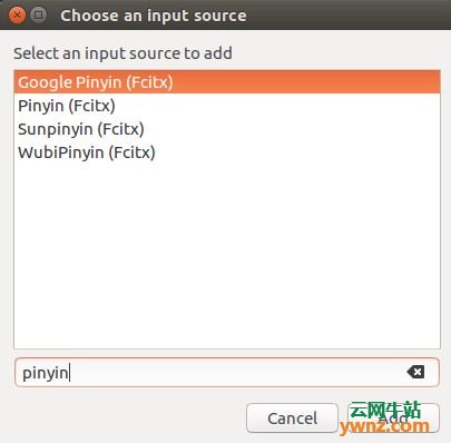ubuntu安装谷歌拼音输入法（fcitx输入法框架）
