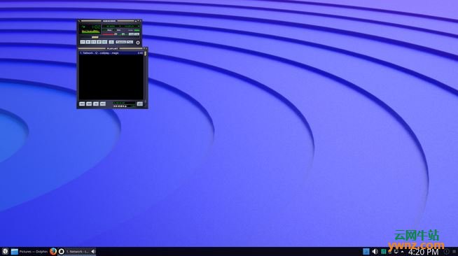 基于Ubuntu的发行版 Netrunner桌面截图