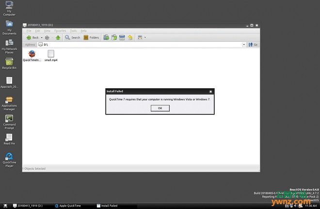 ReactOS 0.4.8发布，类XP的操作系统 并非基于Linux，纯属推荐
