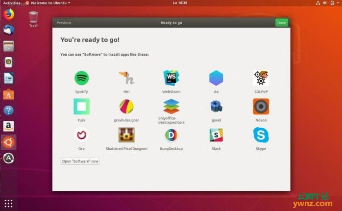 Ubuntu 18.04 LTS新增欢迎界面--方便用户快速上手新系统