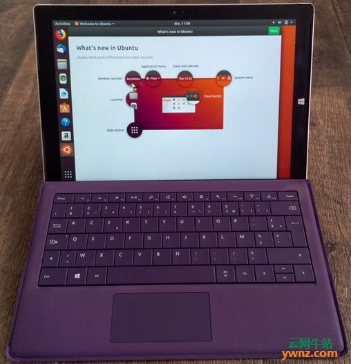 微软Surface Pro 3能运行Ubuntu 18.04 Linux操作系统