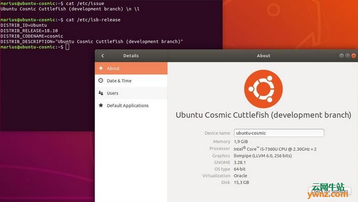 Ubuntu 18.10取名Cosmic Cuttlefish：引入Ubiquity图形安装器