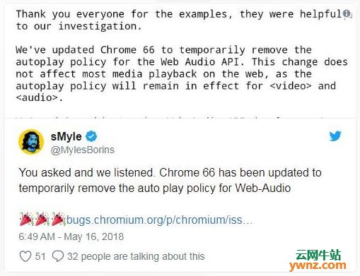 屏蔽音频自动播放功能惹麻烦：谷歌决定推迟至10月的Chrome 70