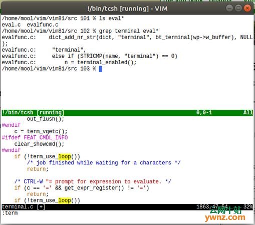 Vim 8.1发布，支持在Vim窗口中运行终端