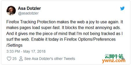 Firefox 63将于2018年10月发布，改进跟踪保护系统