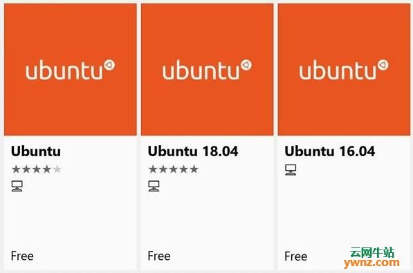 第三个Ubuntu版本在Windows 10商店上架了