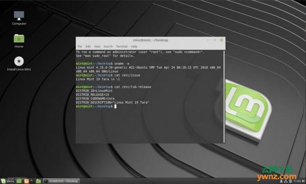 Linux Mint 19 “Tara”桌面截图曝光