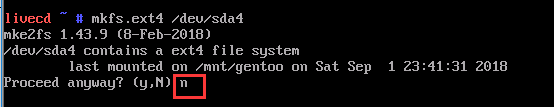 安装Gentoo Linux系统图解过程