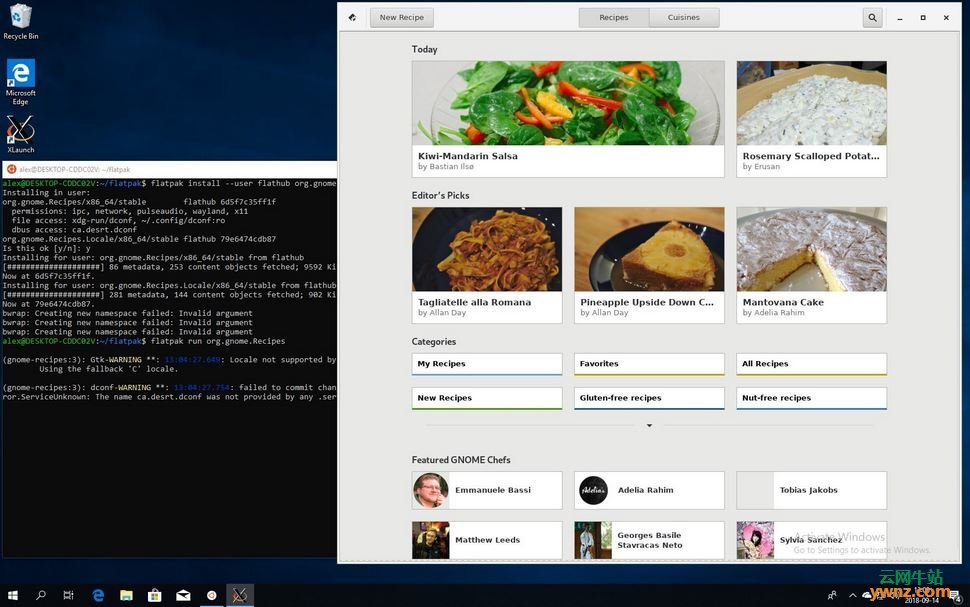 Flatpak将对Windows 10 Linux子系统WSL支持