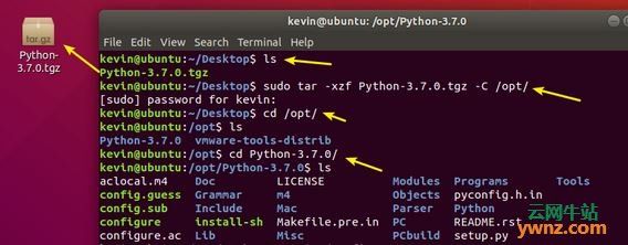 在Ubuntu 18.04系统中安装Python 3.7.0的方法