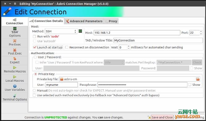 Asbru Connection Manager：linux下的开源远程连接管理器