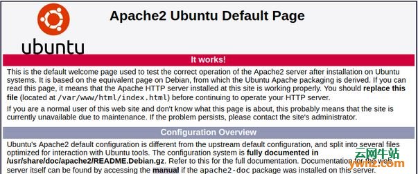 Ubuntu 18.04系统中使用Apache搭建简单的web服务器