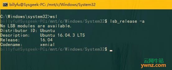 在Windows 10系统WSL中设置默认的Linux版本
