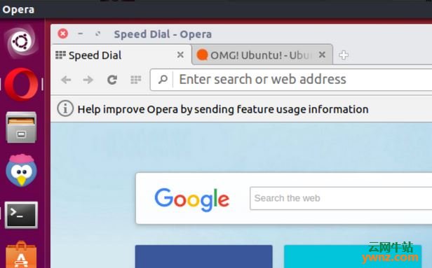 已确定Ubuntu Snap Store中有Opera浏览器