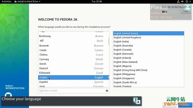 安装Fedora 28大致流程截图