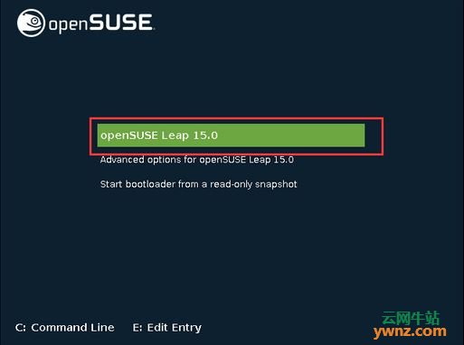 openSUSE Leap 15.0系统的图解安装教程