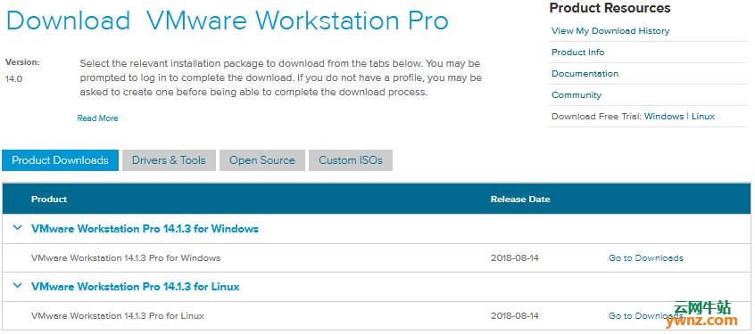 虚拟机VMware Workstation Pro 14.1.3发布下载