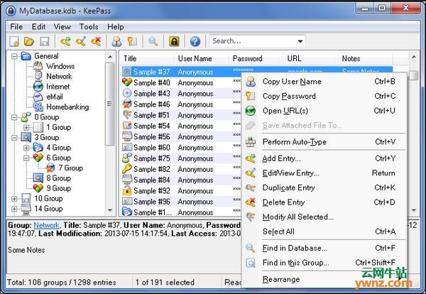 密码管理工具KeePass 1.36发布，把密码保存在高度加密的数据库中
