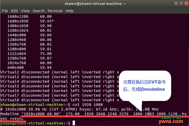 Ubuntu 18 04 1中设置19x1080 60 00分辨率和刷新率 Linux教程 云网牛站