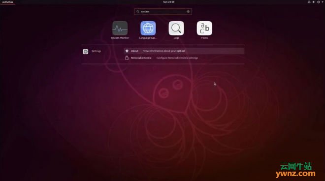 Ubuntu 18.10系统新特色的桌面截图