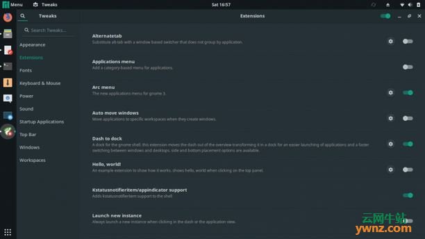 美观的Manjaro GNOME 17.1.11桌面系统截图欣赏