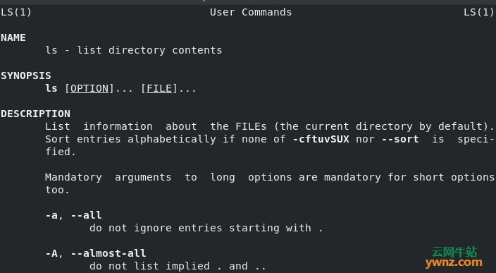 讲解在Linux命令行下使用ls命令列出文件的技巧