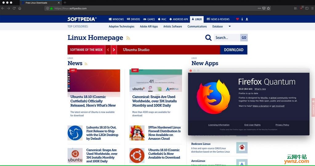 Firefox 63.0稳定版下载，支持Linux、Windows、Mac平台