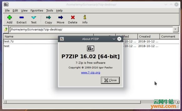 在Ubuntu 18.04系统下使用Snap安装P7Zip-Desktop的方法