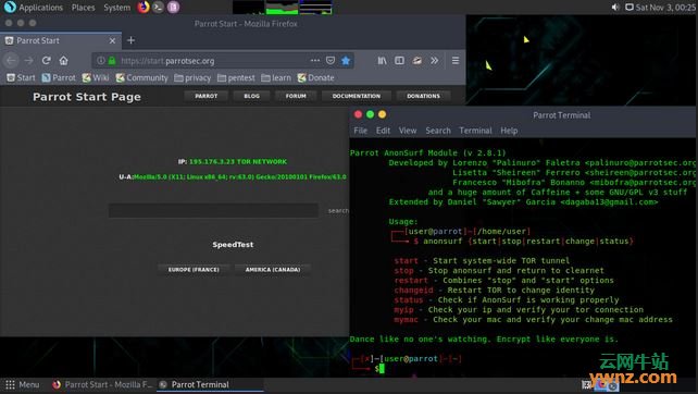 Parrot 4.2.3发布下载，基于Debian且注重隐私保护及安全