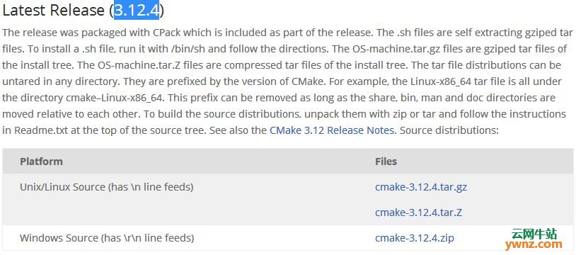 在CentOS操作系统中安装Cmake 3.12.4的方法