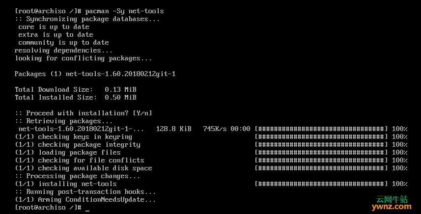 VMware Workstation Pro 15.0全程图解安装Arch Linux的过程