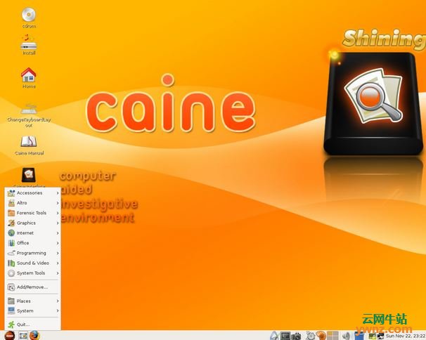 CAINE（计算机辅助调查环境）各版本桌面截图