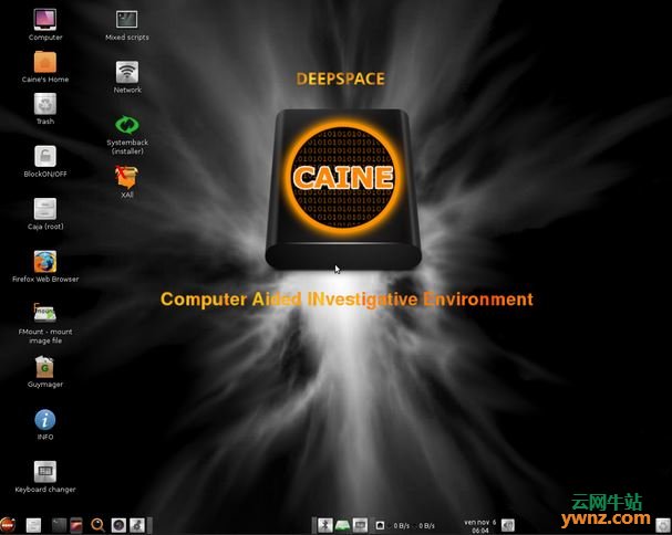 CAINE（计算机辅助调查环境）各版本桌面截图
