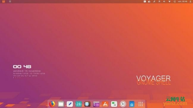 Voyager Live 18.10下载，基于Ubuntu 18.10且使用GNOME Shell桌面
